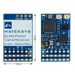 MATEK MATEKSYS R24-P6V EXPRESSLRS 2.4GHZ PWM VARIO 2.4GHz ISM 22.5dbm (180mW) for RC Drone